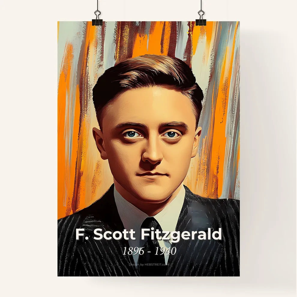 Portrait of F. Scott Fitzgerald Poster