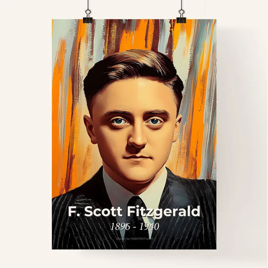 Portrait of F. Scott Fitzgerald Poster