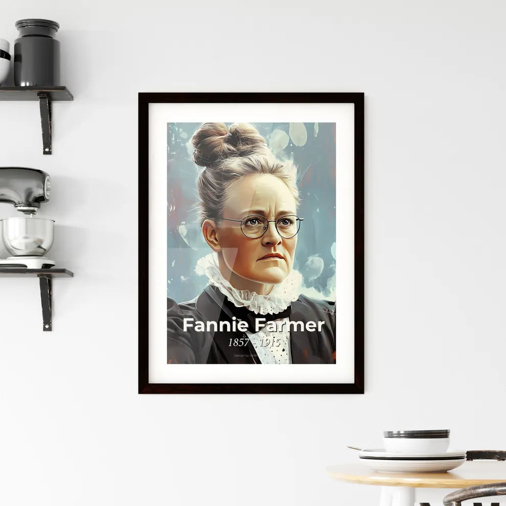 Portrait of Fannie Farmer Framed Print
