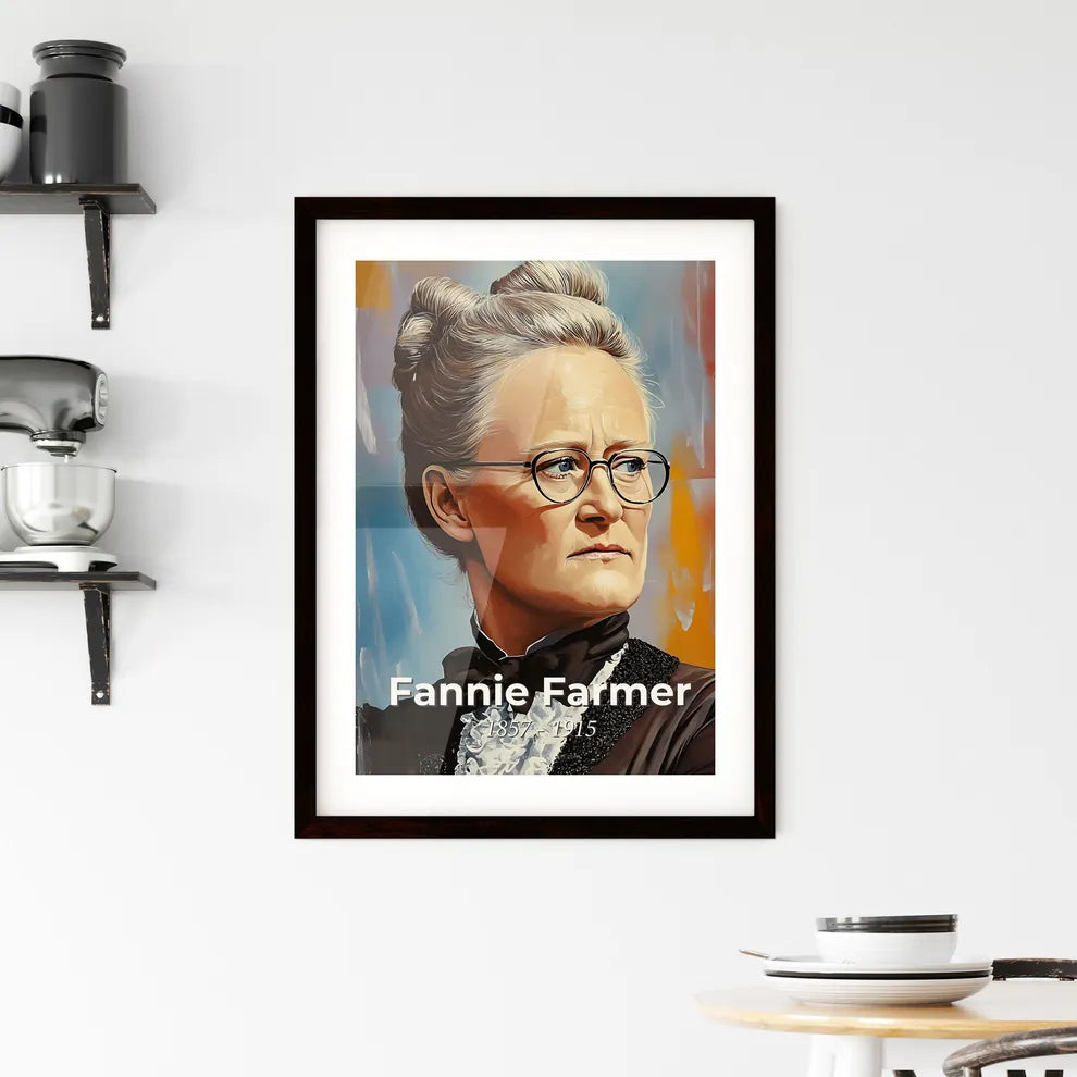 Portrait of Fannie Farmer Framed Print