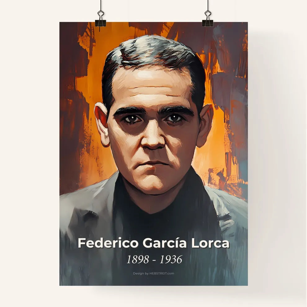 Portrait of Federico García Lorca Poster
