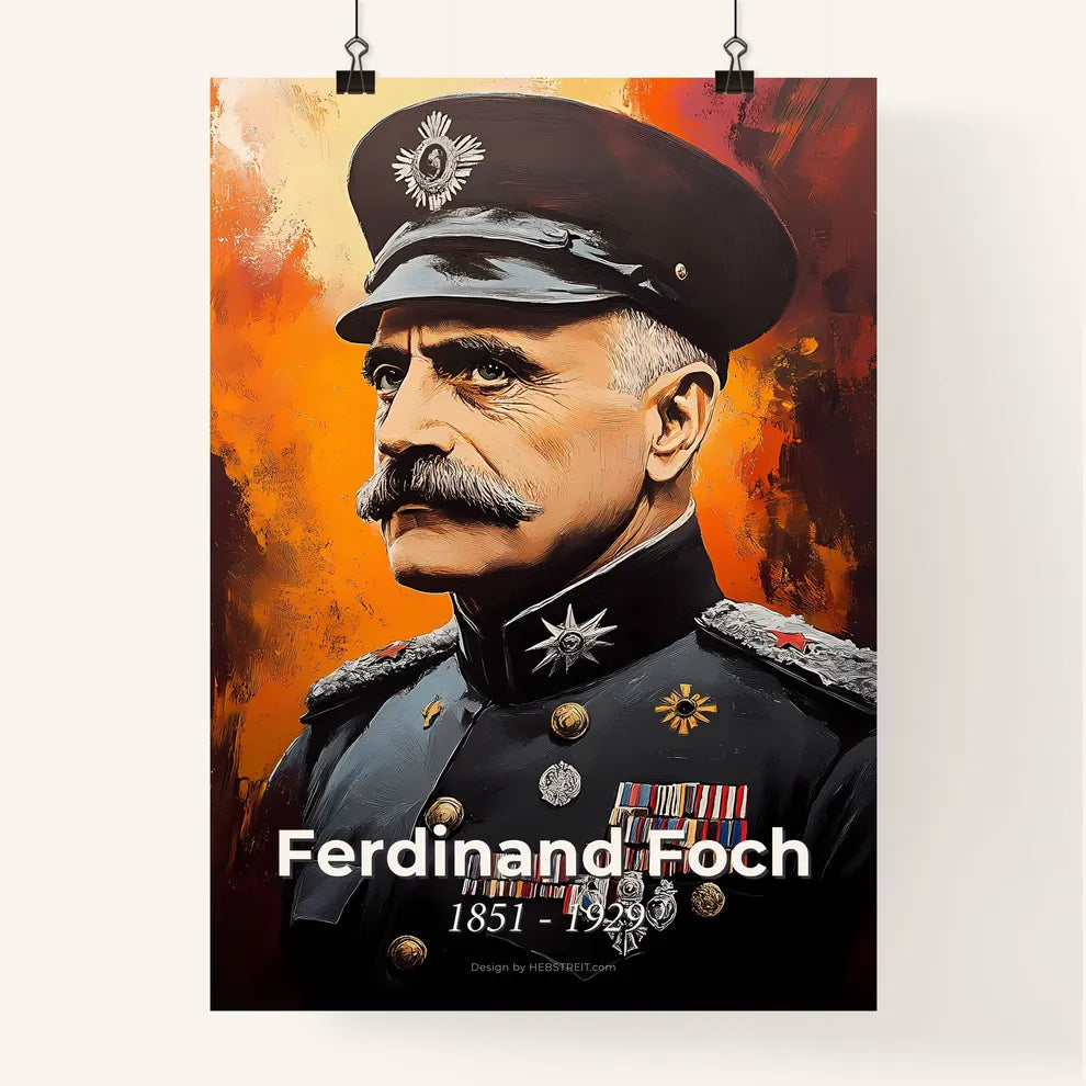 Portrait of Ferdinand Foch Poster