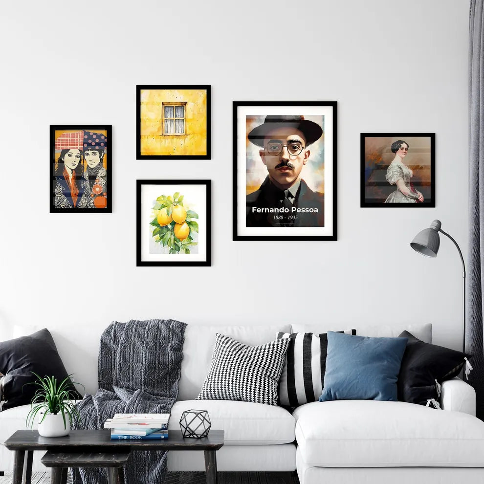 Portrait of Fernando Pessoa Wall Art