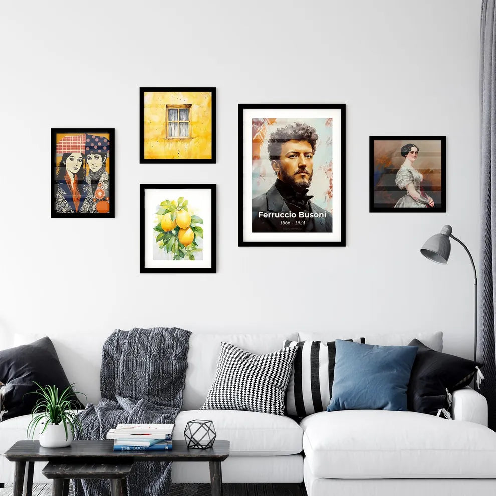 Portrait of Ferruccio Busoni Wall Art