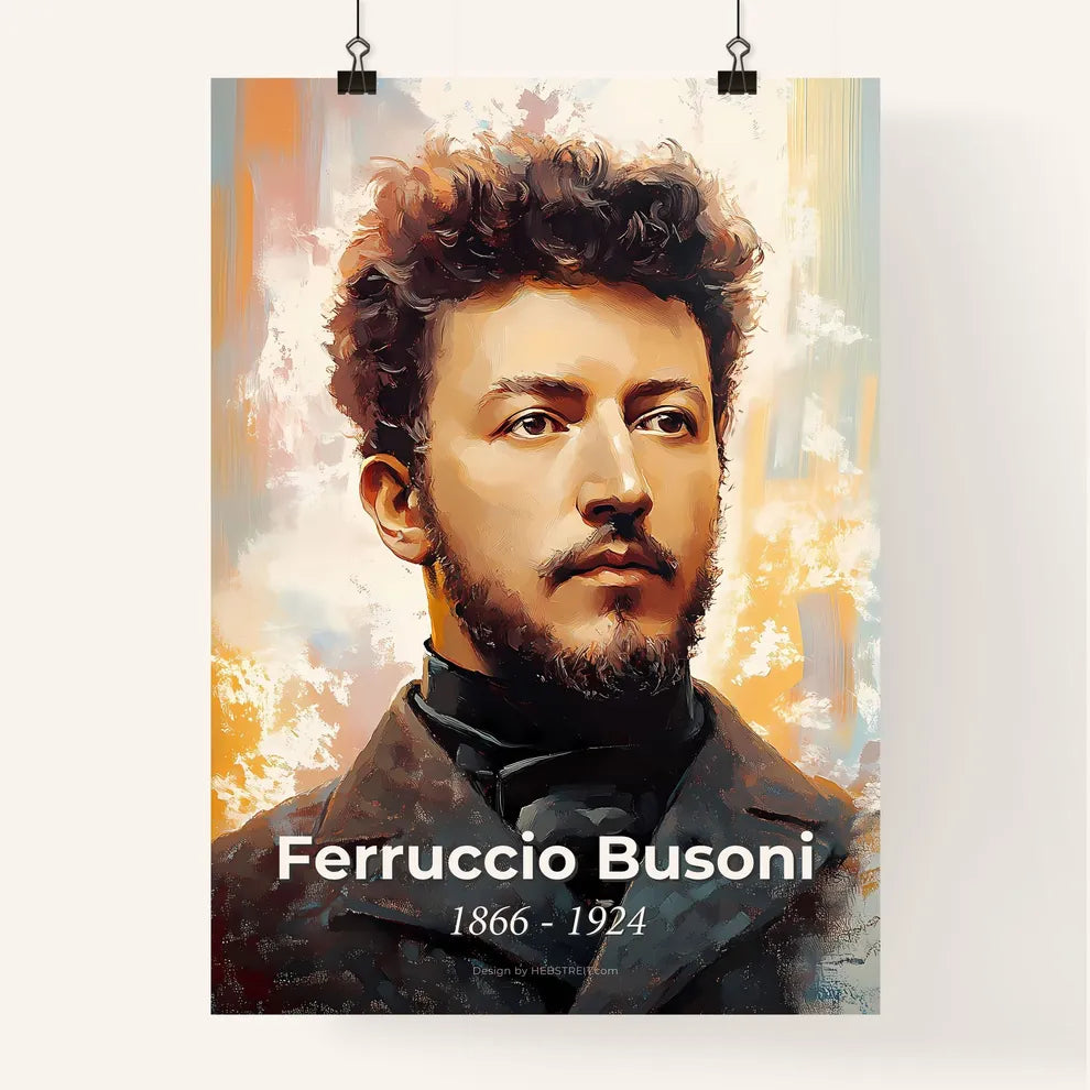 Portrait of Ferruccio Busoni Poster