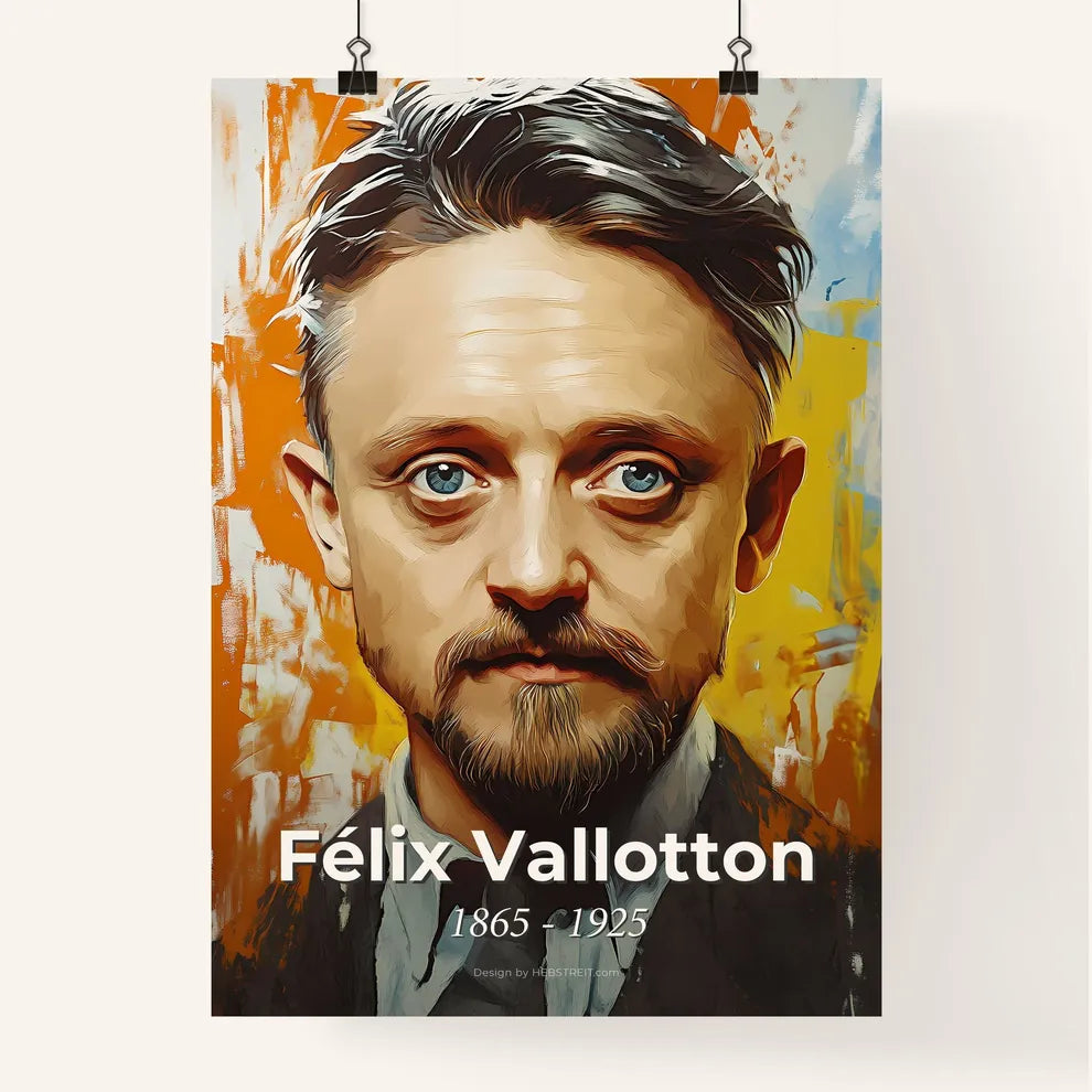 Portrait of Félix Vallotton Poster