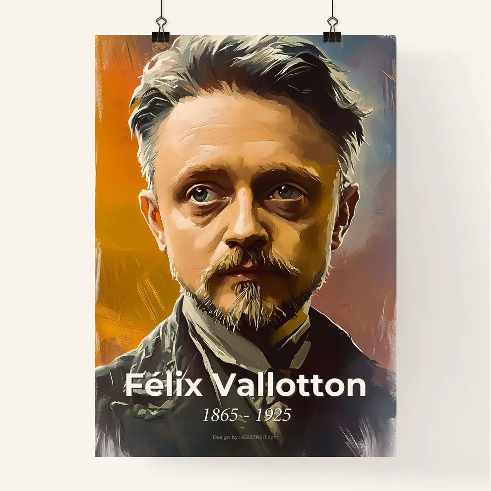 Portrait of Félix Vallotton Poster