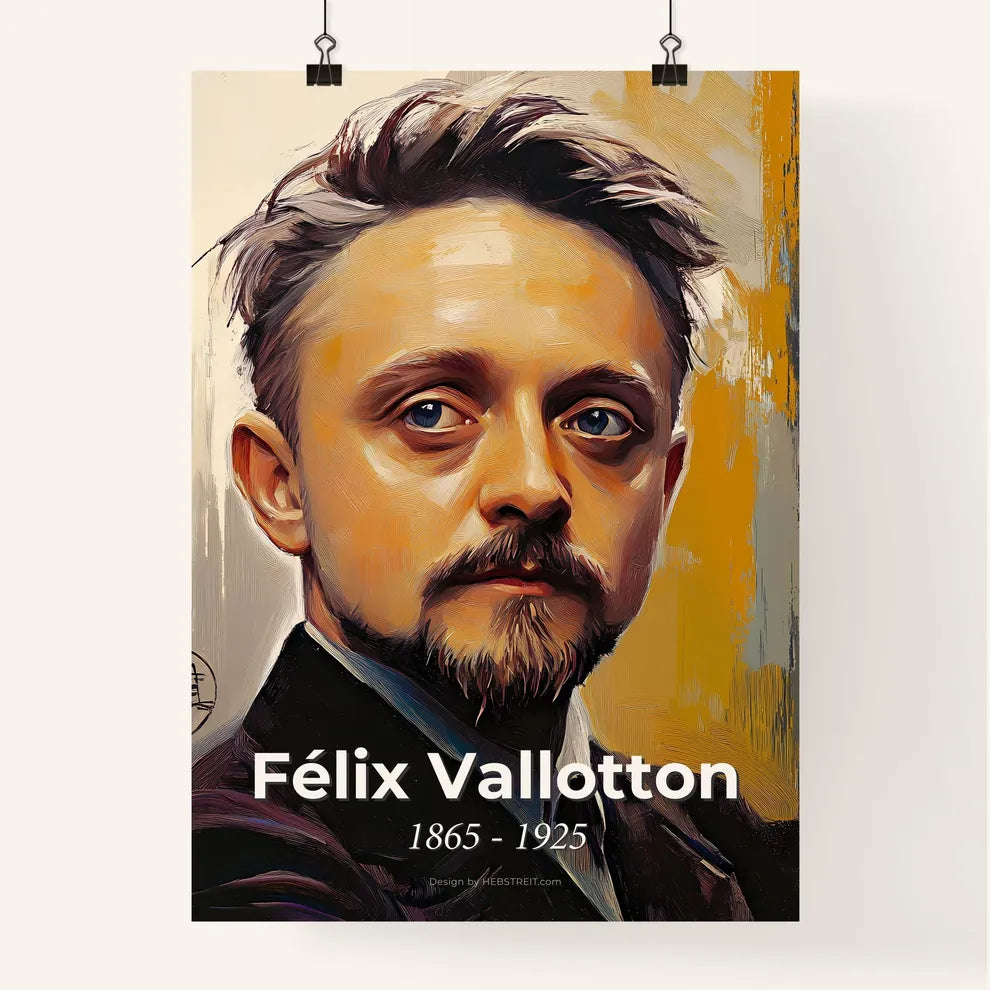 Portrait of Félix Vallotton Poster