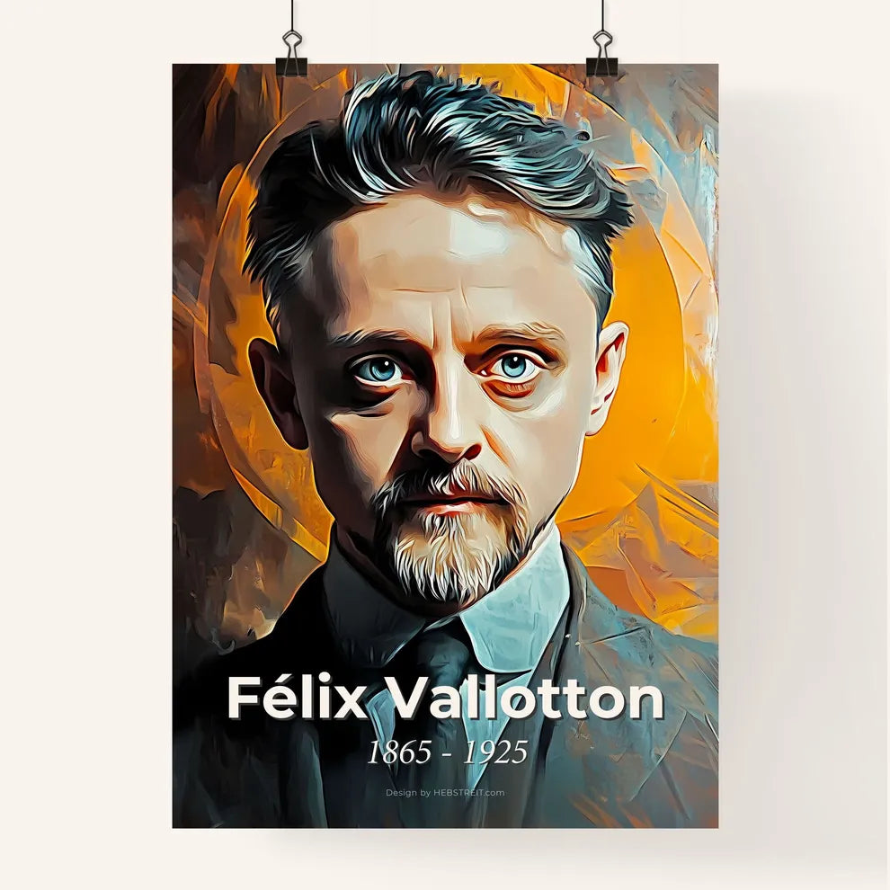 Portrait of Félix Vallotton Poster