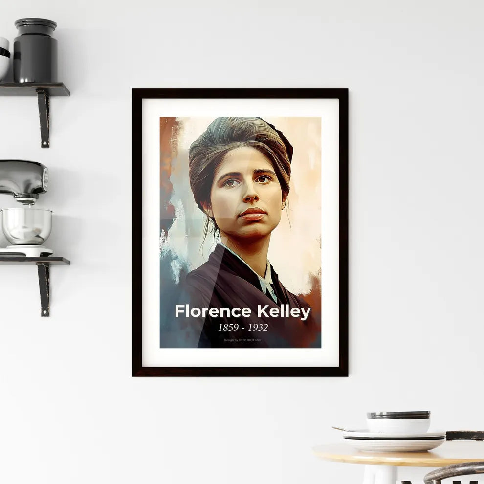 Portrait of Florence Kelley Framed Print