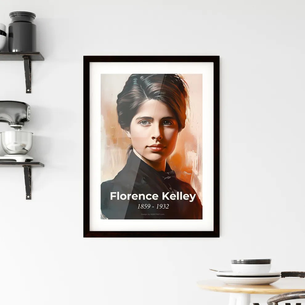 Portrait of Florence Kelley Framed Print