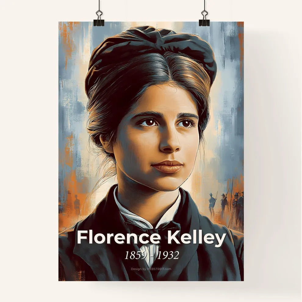 Portrait of Florence Kelley Poster