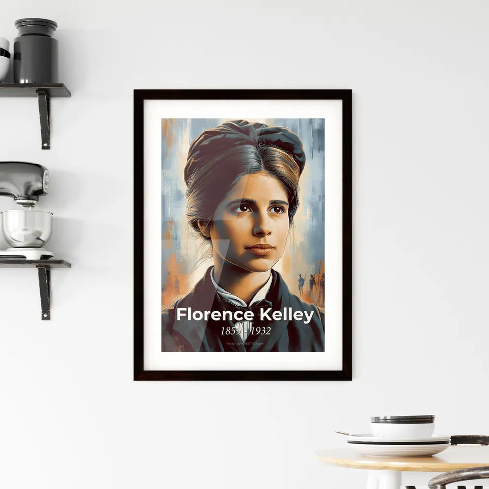 Portrait of Florence Kelley Framed Print