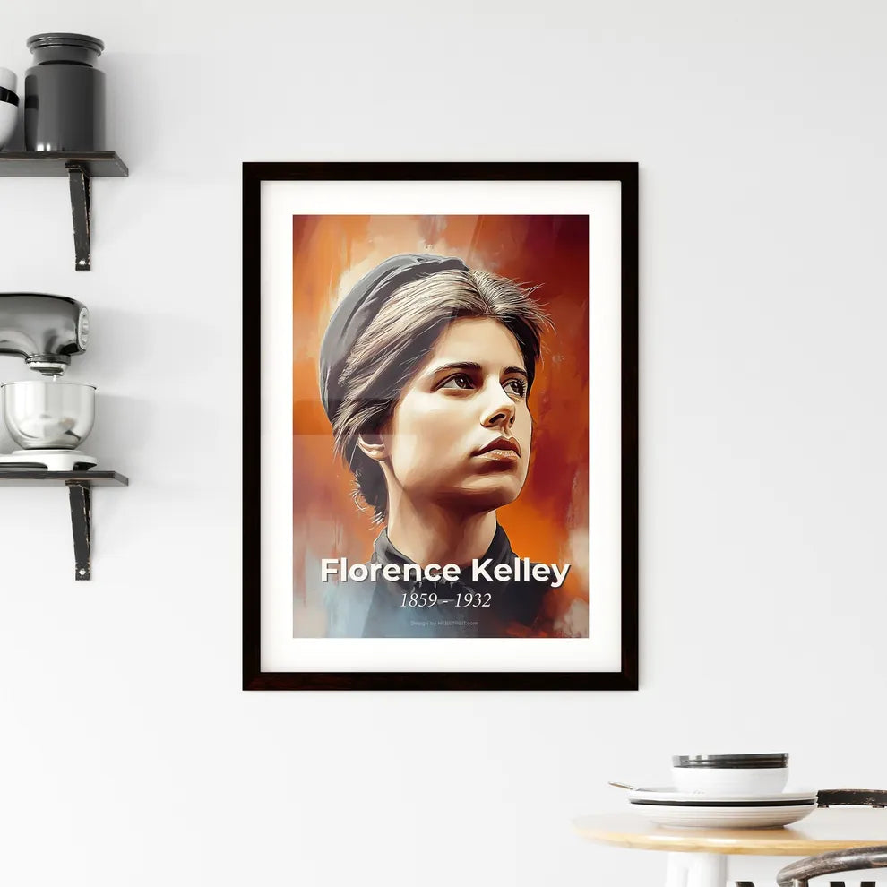 Portrait of Florence Kelley Framed Print