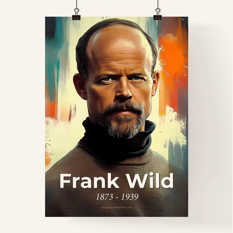 Portrait of Frank Wild Poster