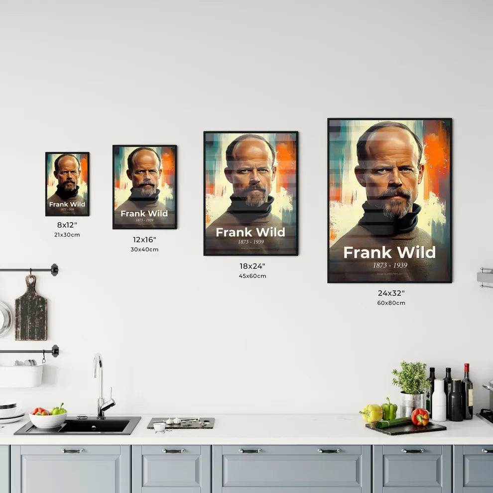 Portrait of Frank Wild Size Chart