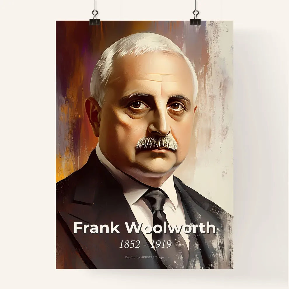 Portrait of Frank Woolworth Poster