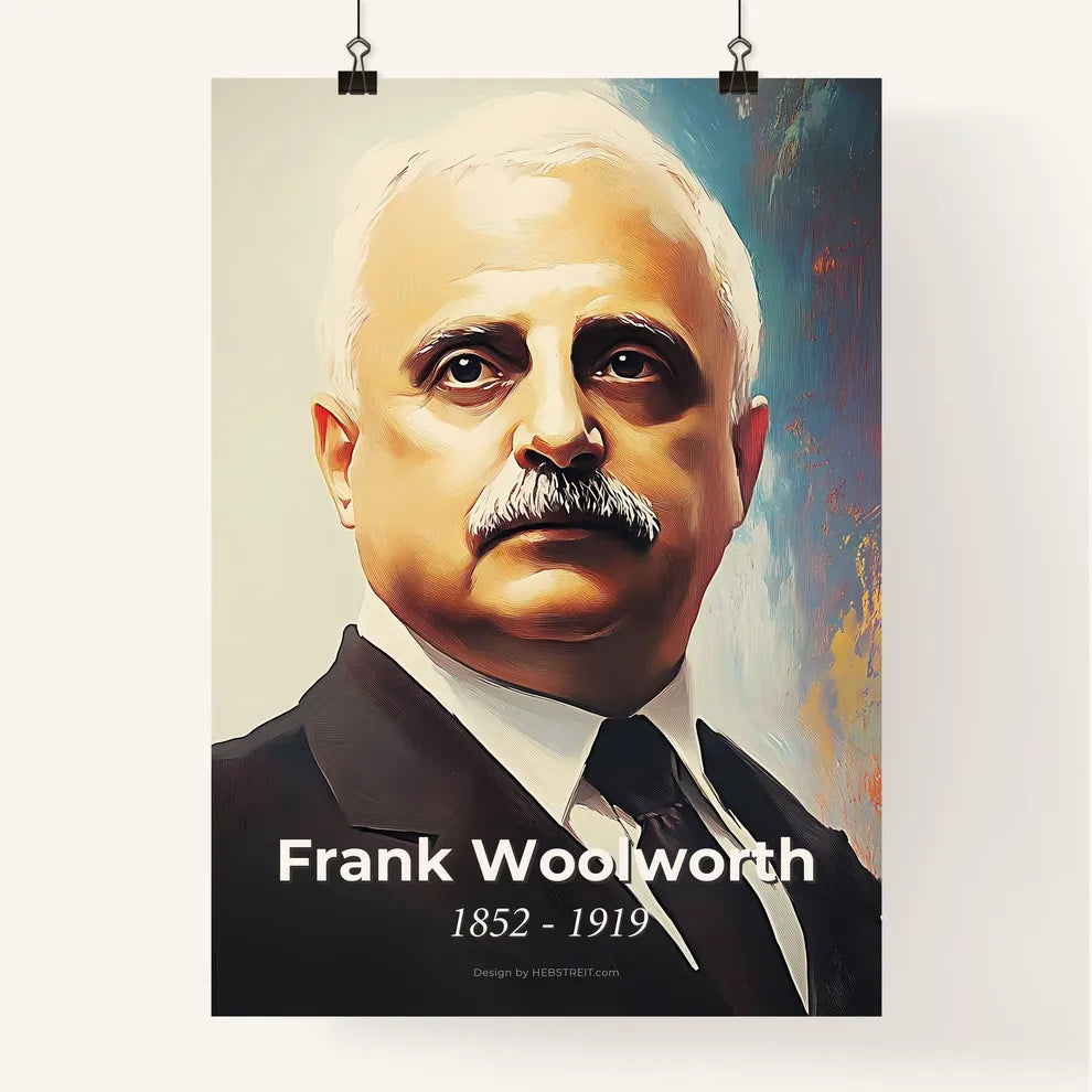 Portrait of Frank Woolworth Poster