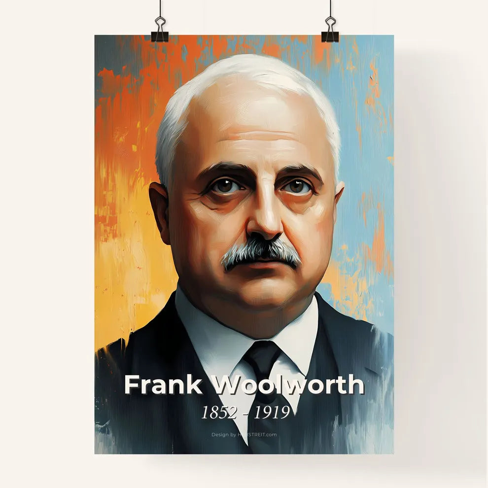 Portrait of Frank Woolworth Poster