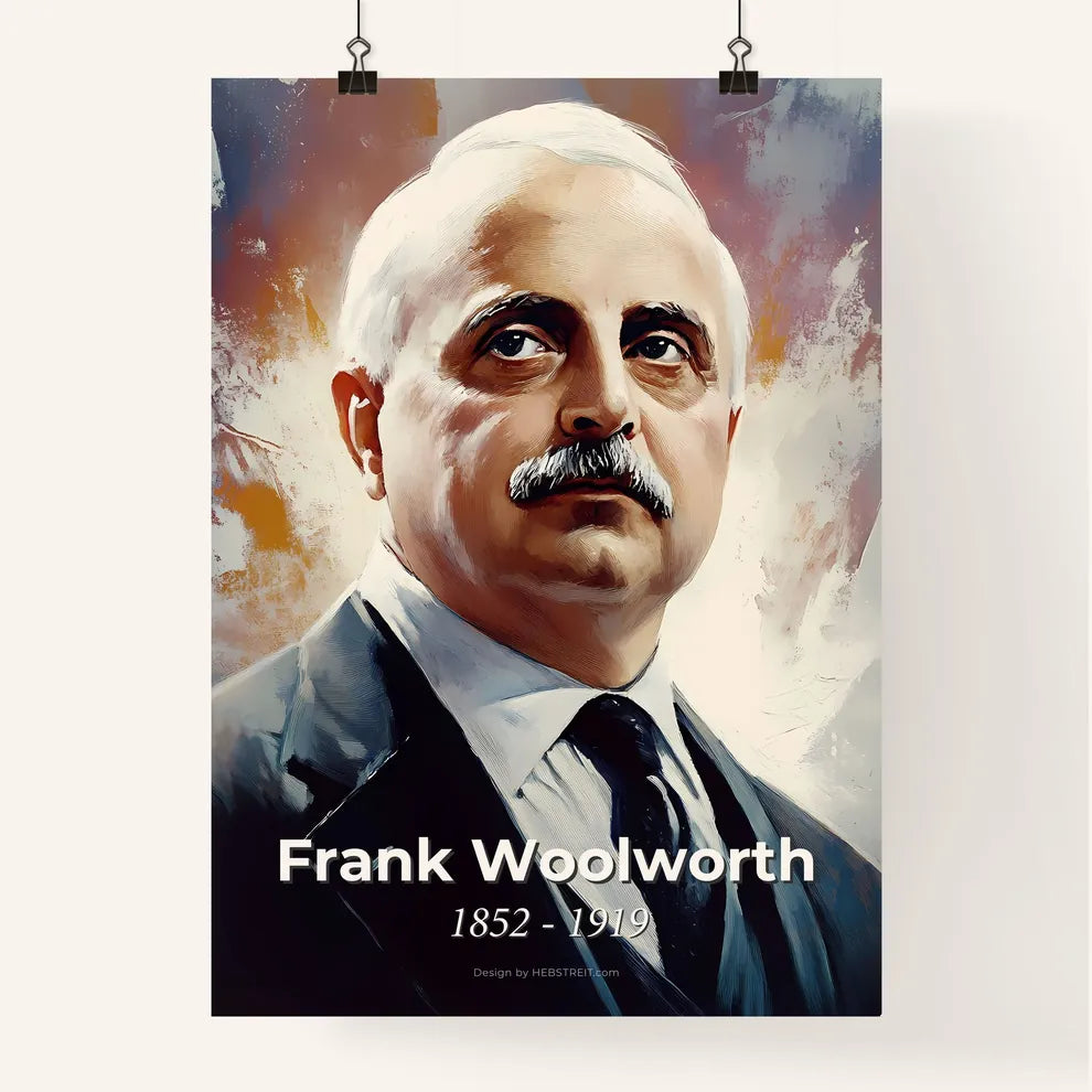 Portrait of Frank Woolworth Poster