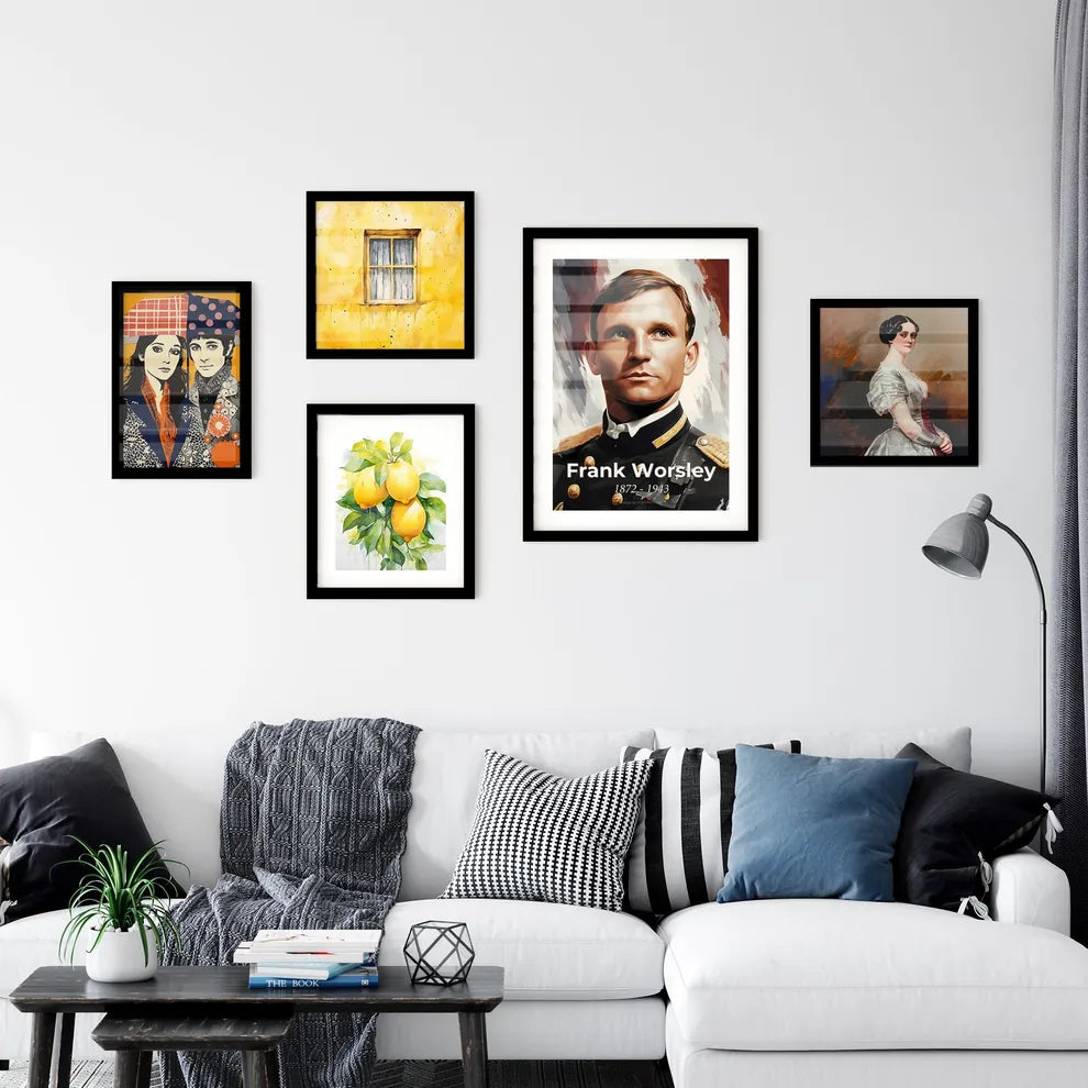 Portrait of Frank Worsley Wall Art