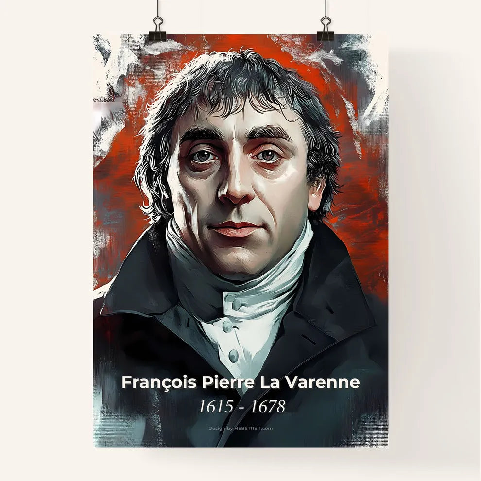Portrait of François Pierre La Varenne Poster