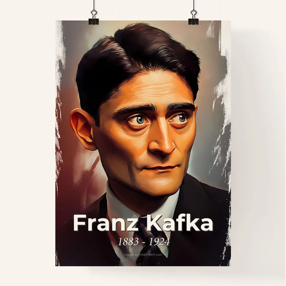 Portrait of Franz Kafka Poster