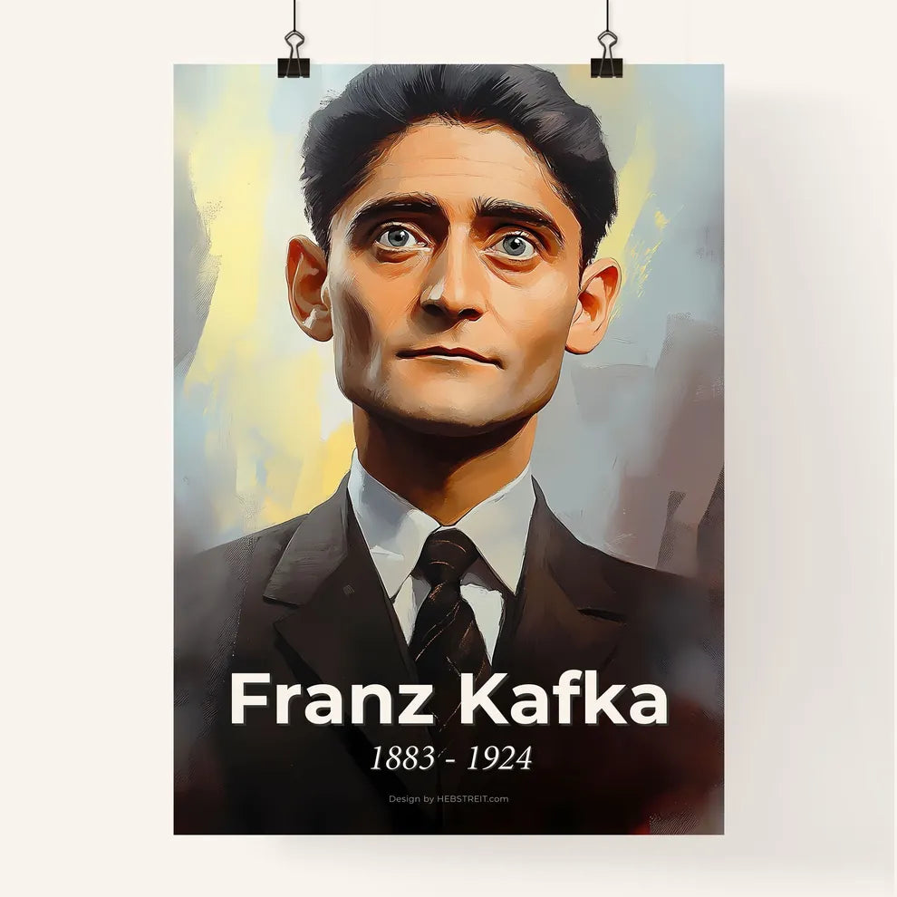 Portrait of Franz Kafka Poster