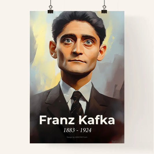 Portrait of Franz Kafka Poster