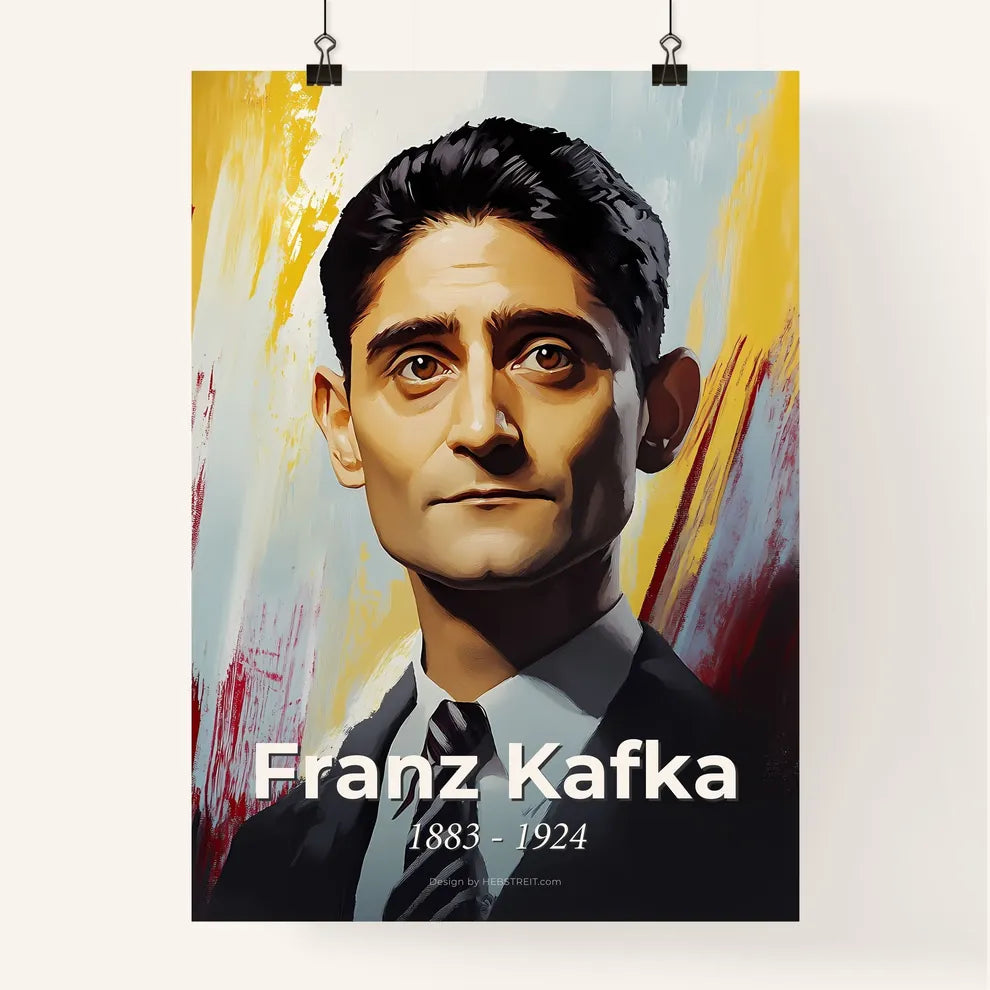 Portrait of Franz Kafka Poster