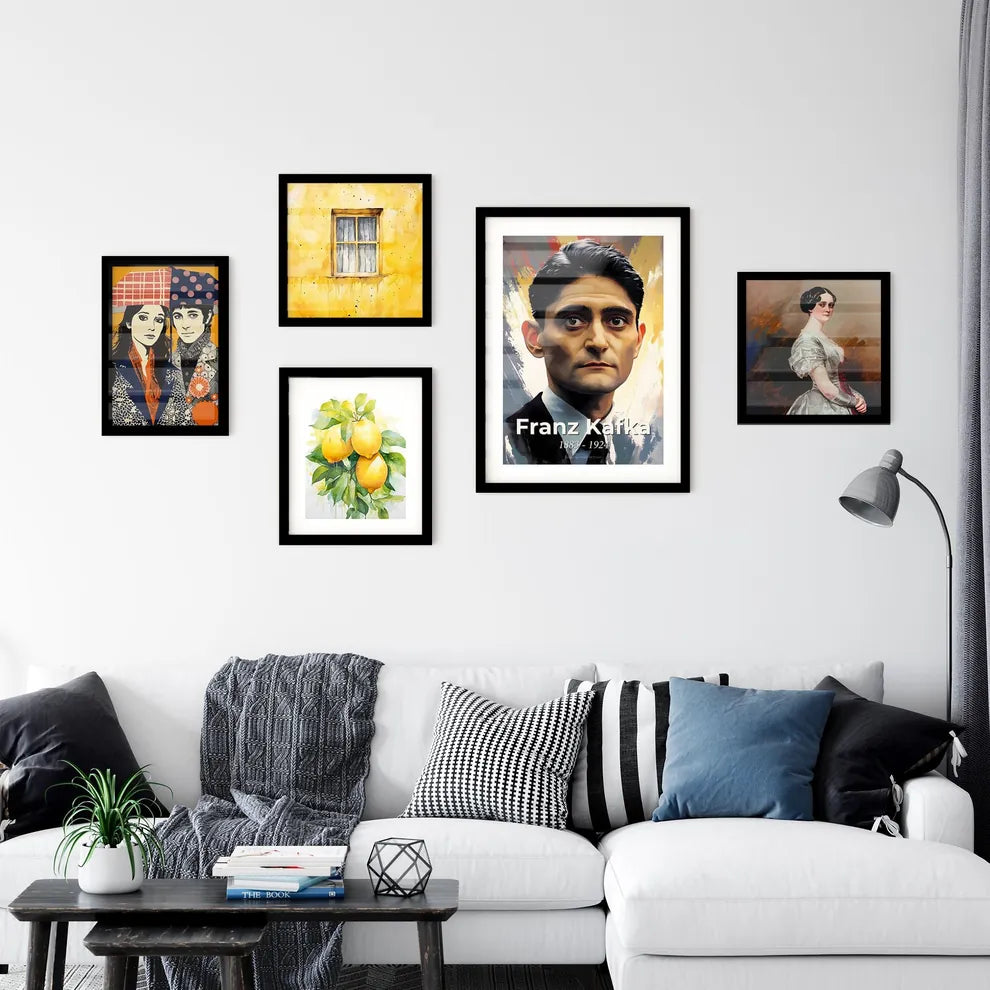 Portrait of Franz Kafka Wall Art