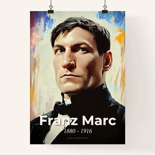 Portrait of Franz Marc Poster