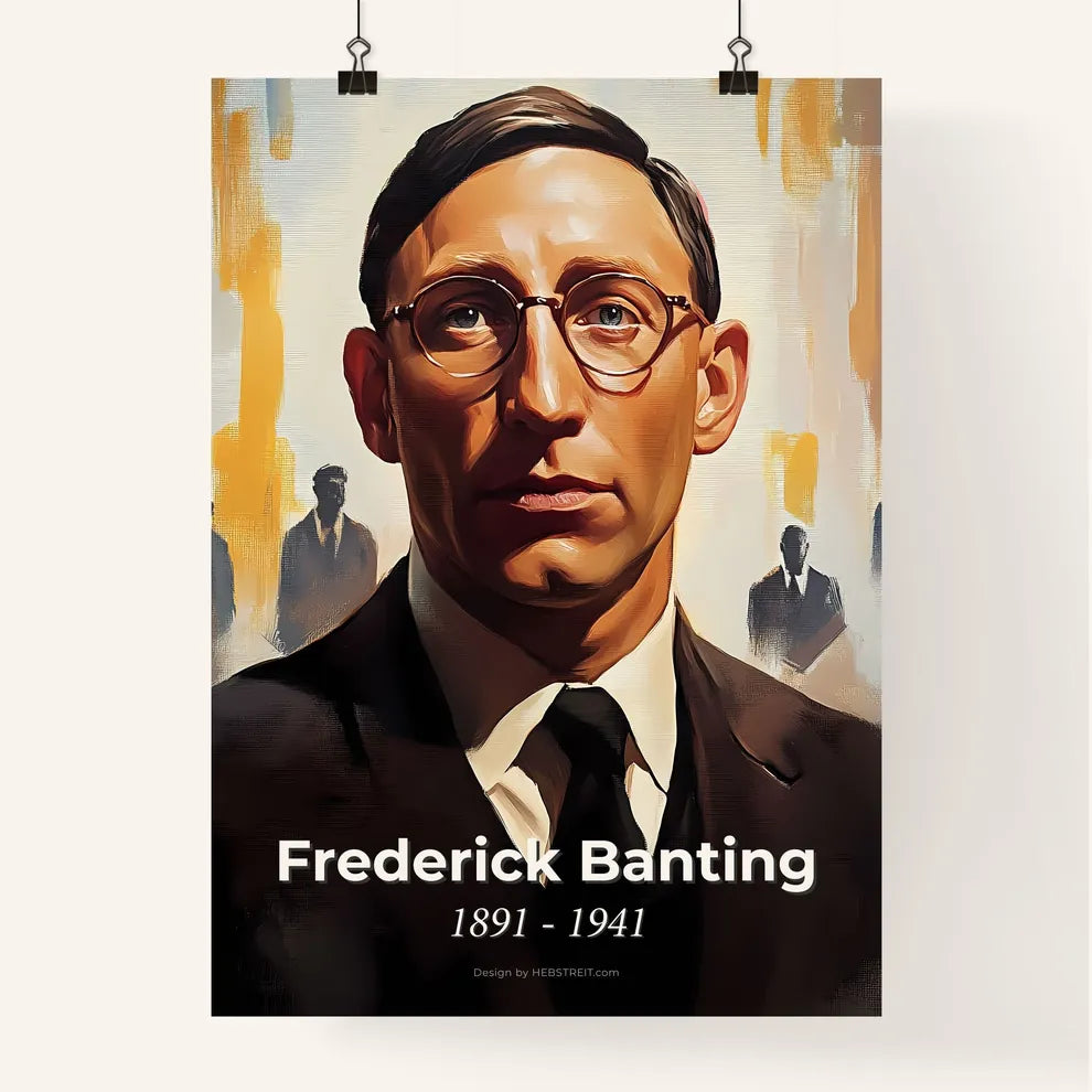 Portrait of Frederick Banting Poster