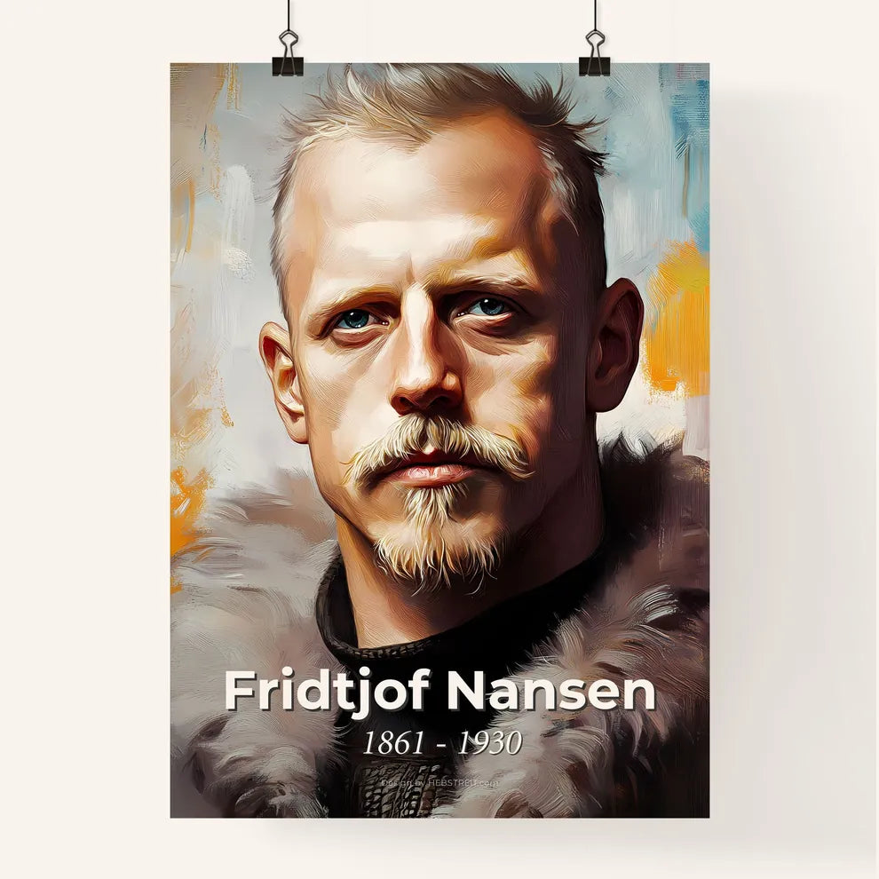 Portrait of Fridtjof Nansen Poster
