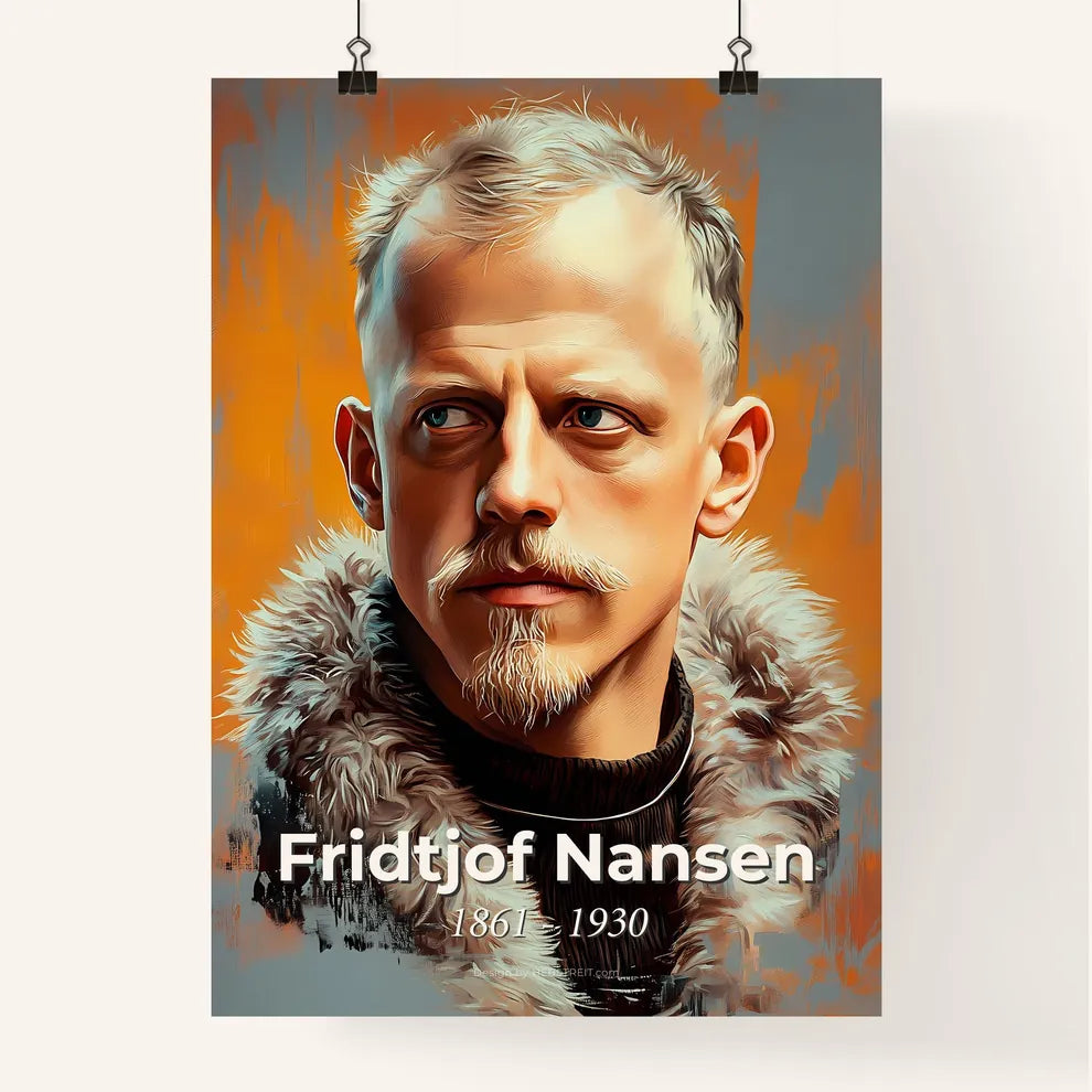 Portrait of Fridtjof Nansen Poster