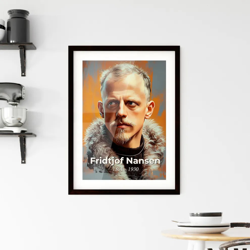 Portrait of Fridtjof Nansen Framed Print