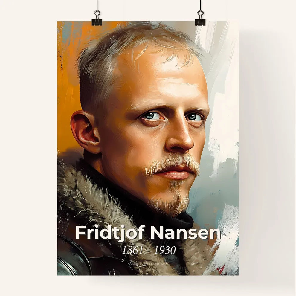 Portrait of Fridtjof Nansen Poster