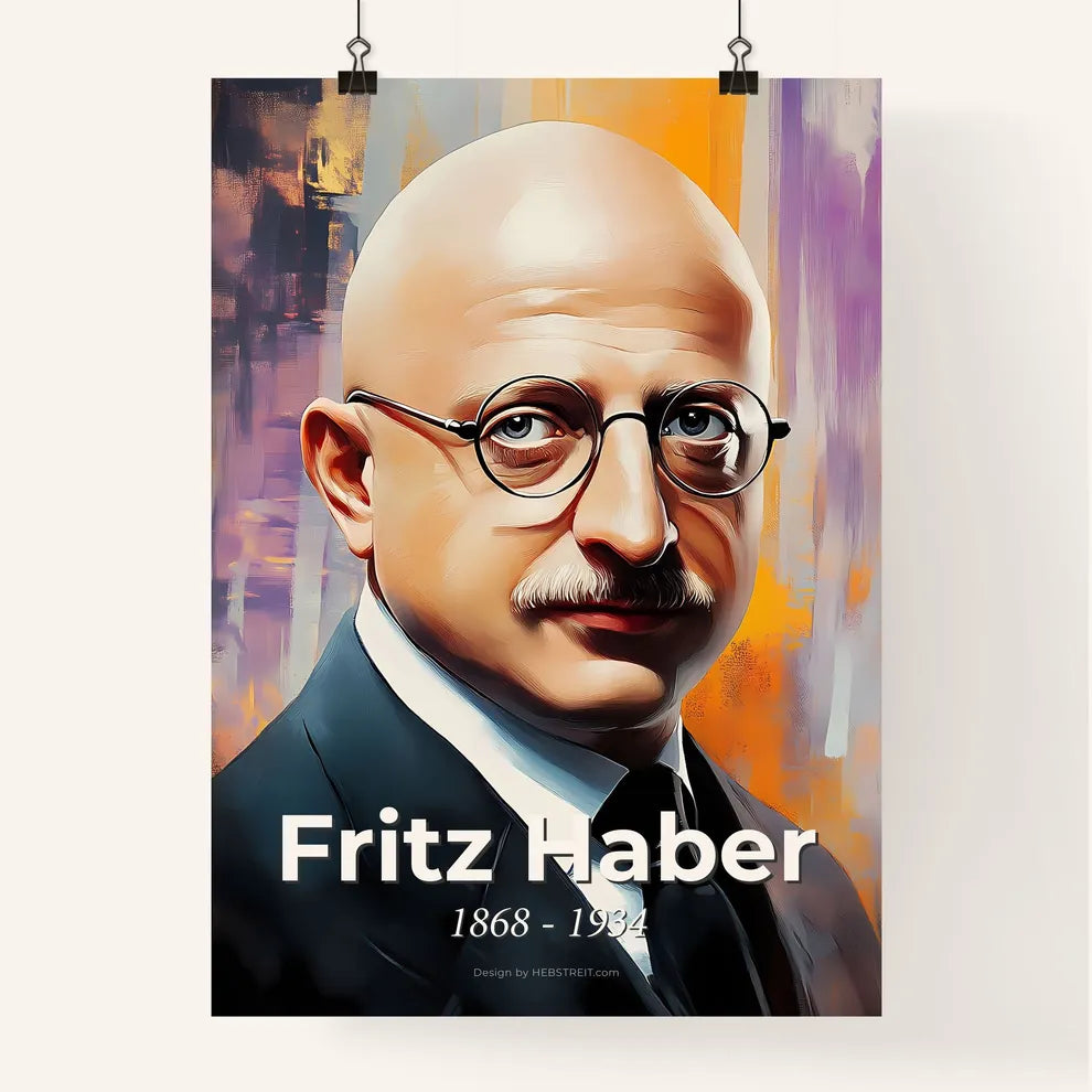 Portrait of Fritz Haber Poster