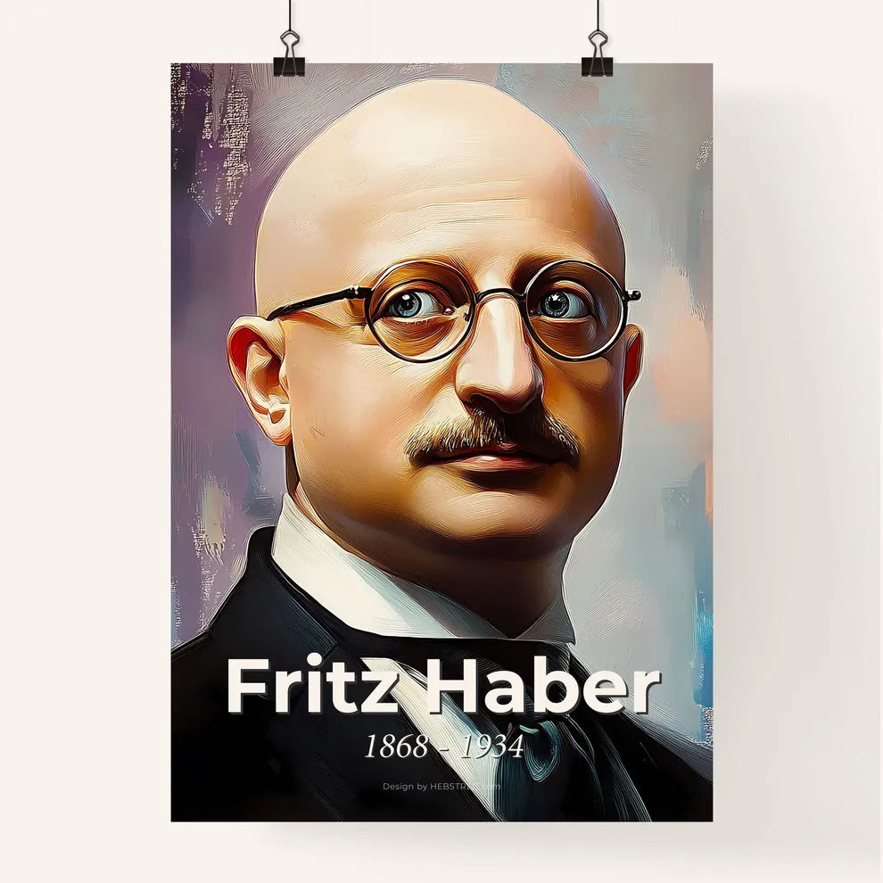 Portrait of Fritz Haber Poster