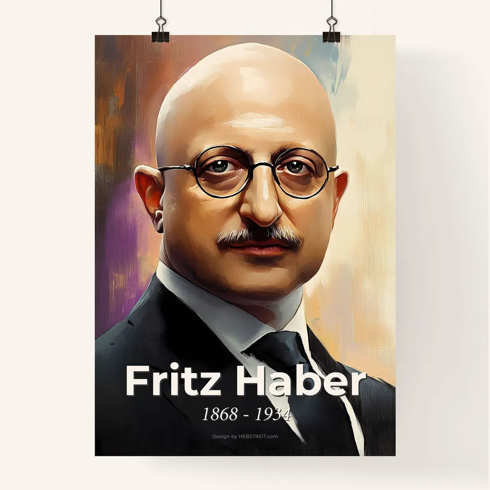 Portrait of Fritz Haber Poster