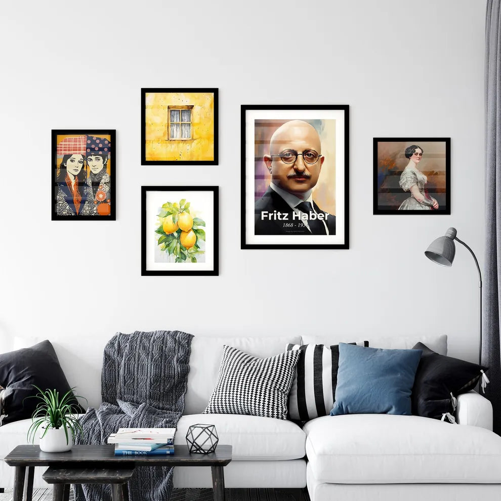 Portrait of Fritz Haber Wall Art