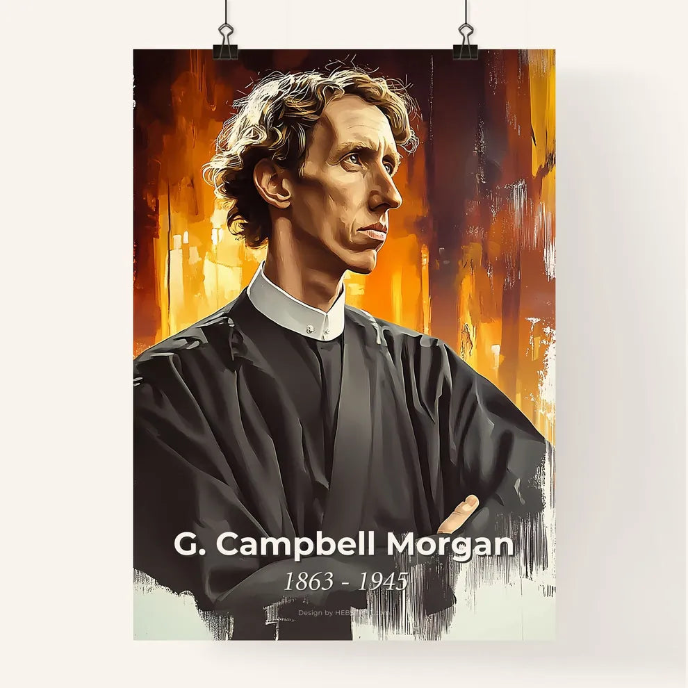 Portrait of G. Campbell Morgan Poster