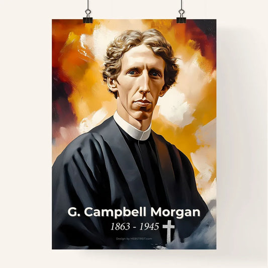 Portrait of G. Campbell Morgan Poster