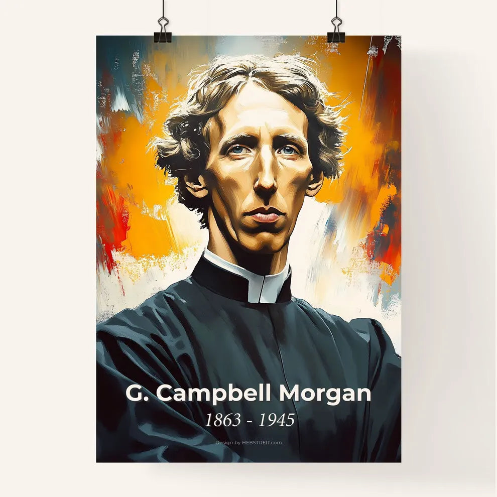 Portrait of G. Campbell Morgan Poster