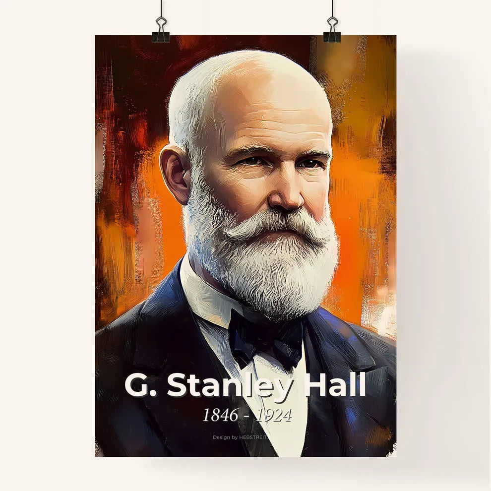 Portrait of G. Stanley Hall Poster