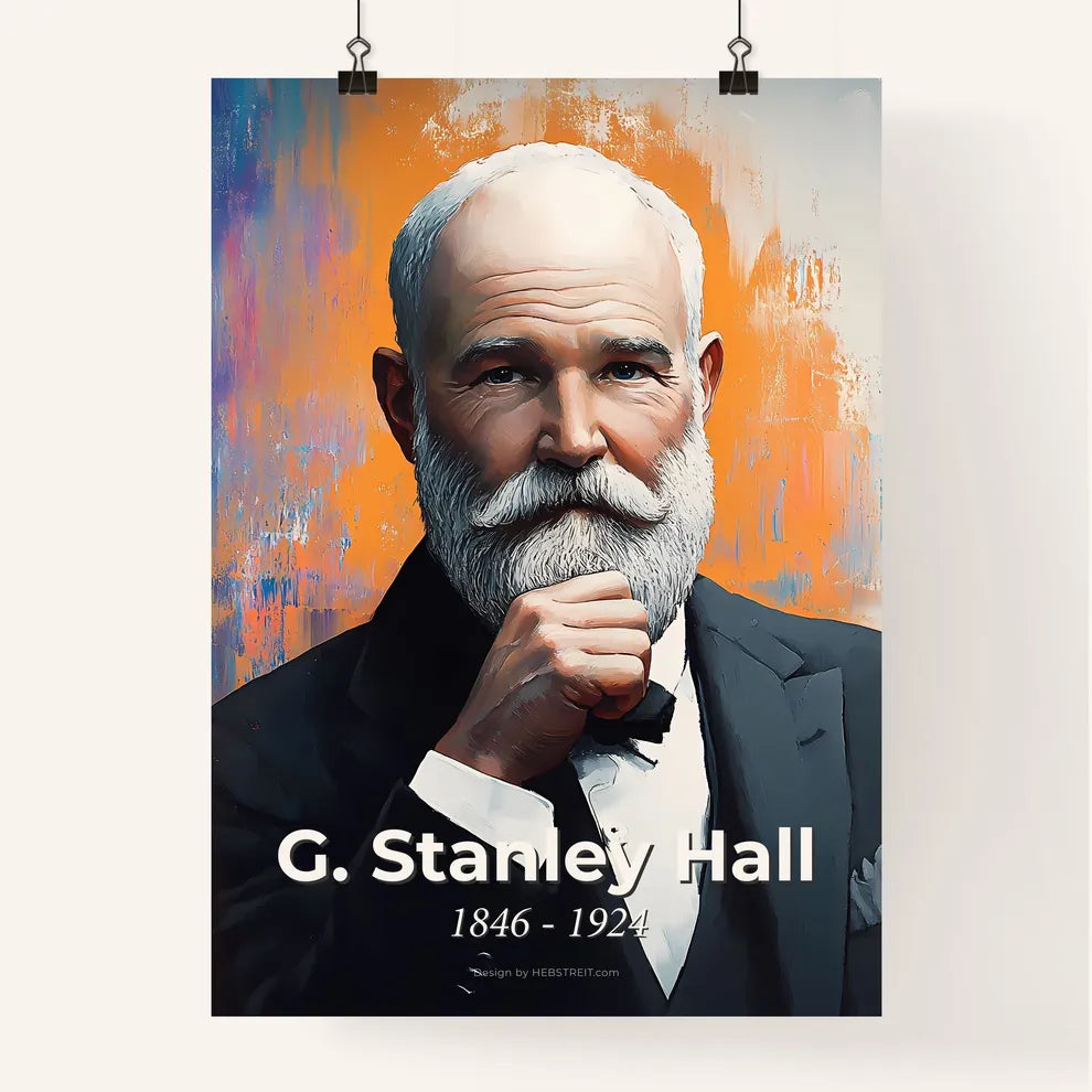 Portrait of G. Stanley Hall Poster