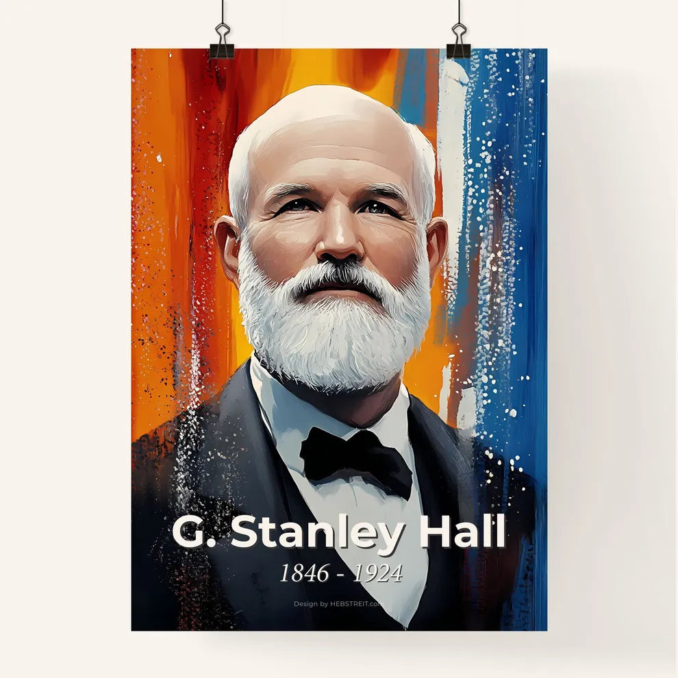 Portrait of G. Stanley Hall Poster