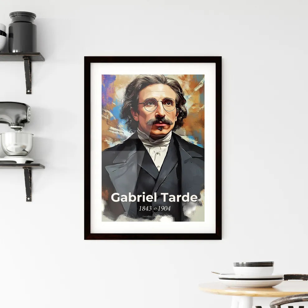 Portrait of Gabriel Tarde Framed Print