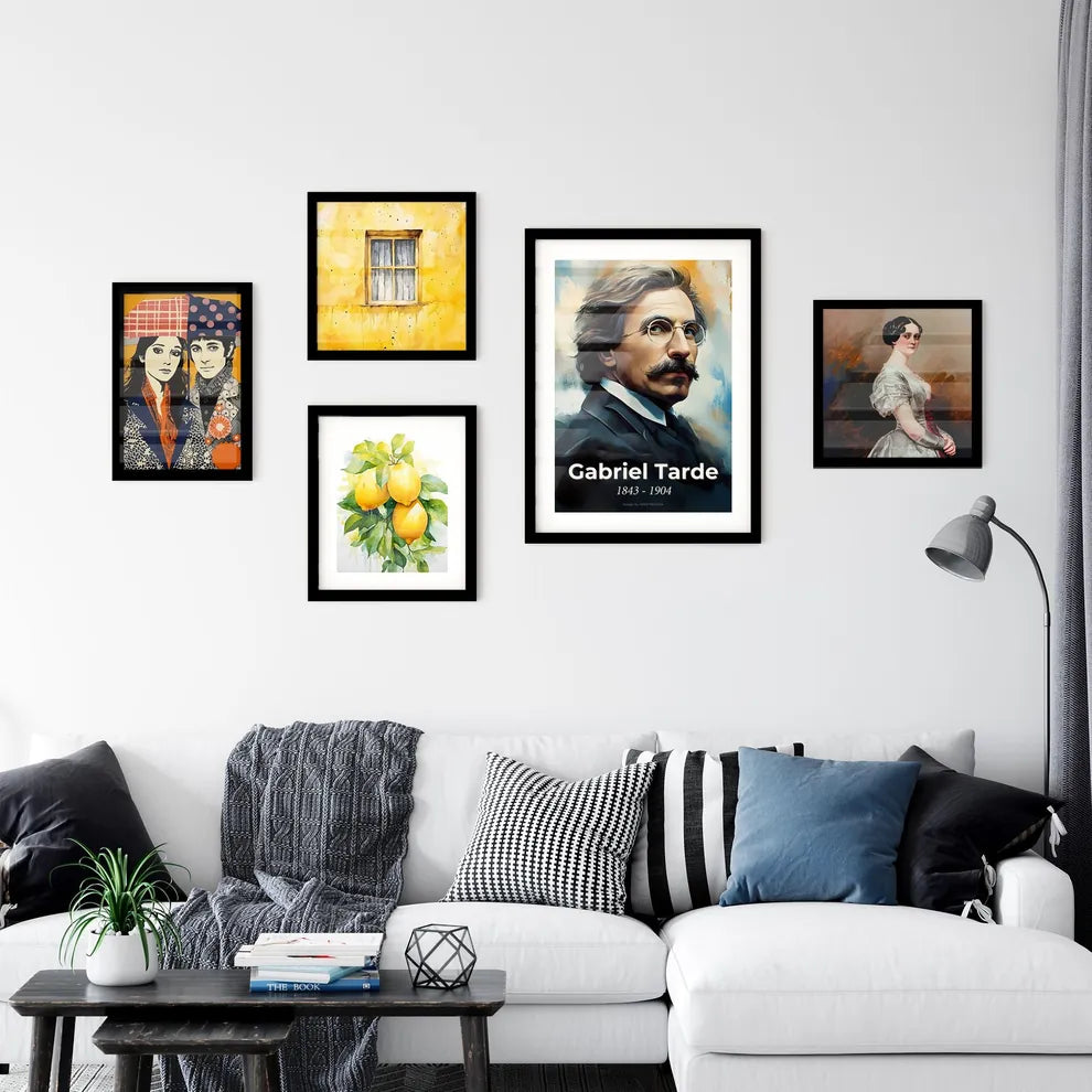 Portrait of Gabriel Tarde Wall Art