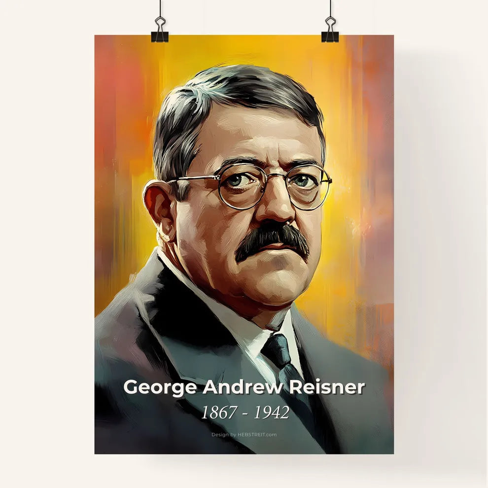 Portrait of George Andrew Reisner Poster